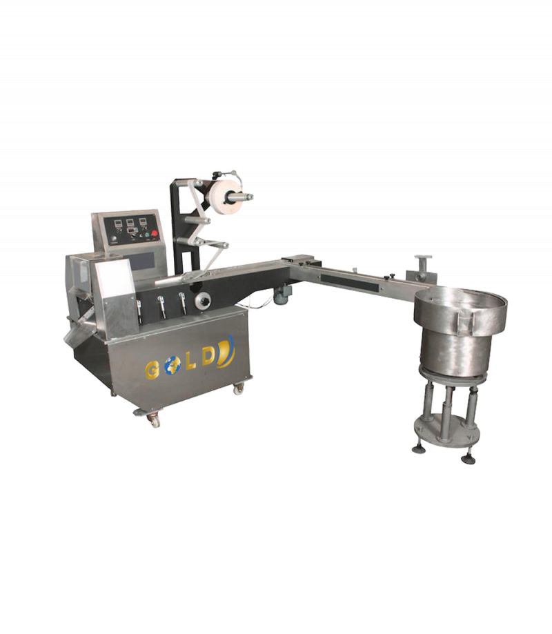 SINGLE SUGAR WRAPPING MACHINE WITH PHOTOCELL